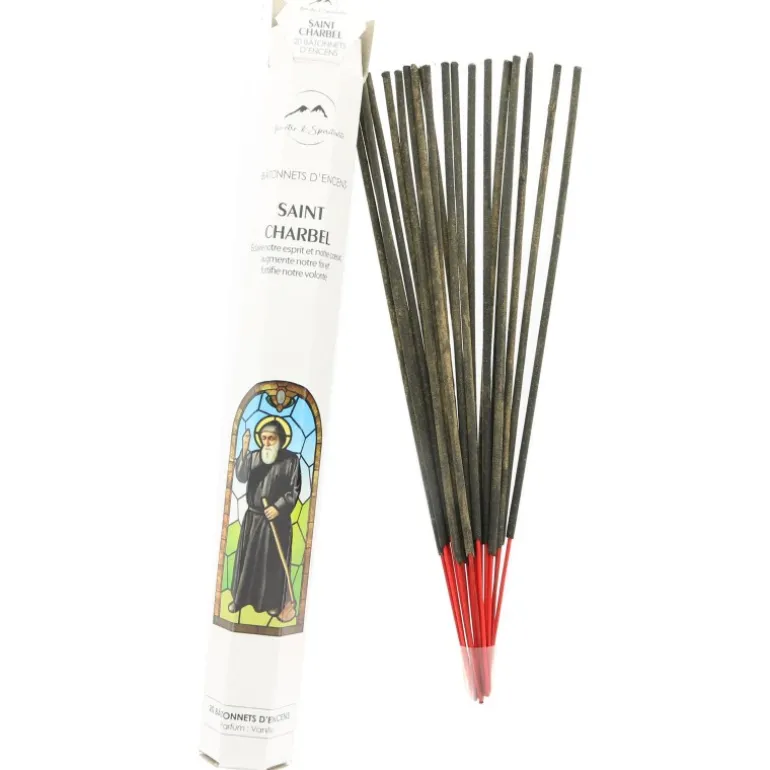 Palais du Rosaire 120 batonnets d'encens de Saint Charbel et une prière^ Encens En Bâtonnets