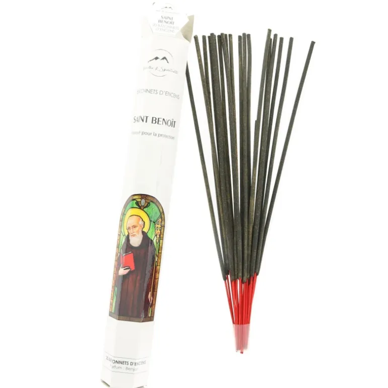 Palais du Rosaire 120 batonnets d'encens de Saint Benoît et une prière^ Encens En Bâtonnets