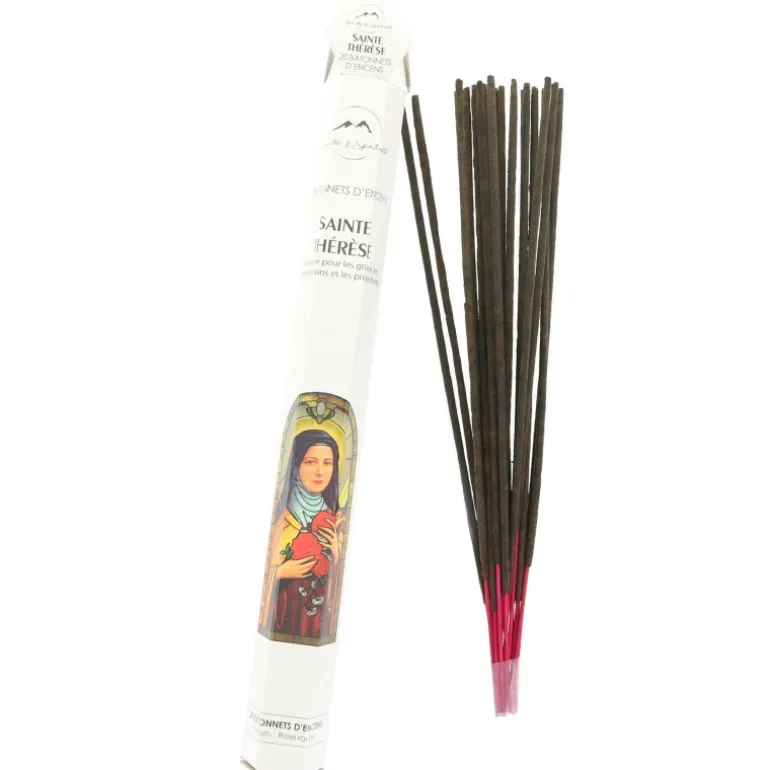 Palais du Rosaire 120 batonnets d'encens de Sainte Thérèse et une prière^ Encens En Bâtonnets