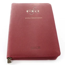 Palais du Rosaire Bible avec deutérocanoniques et notes - Français - Couverture similicuir - Tranche or - Fermeture Zip^ Bible Catholique