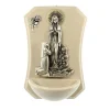 Palais du Rosaire Bénitier de l'Apparition de Lourdes en résine marbrée^ Bénitier