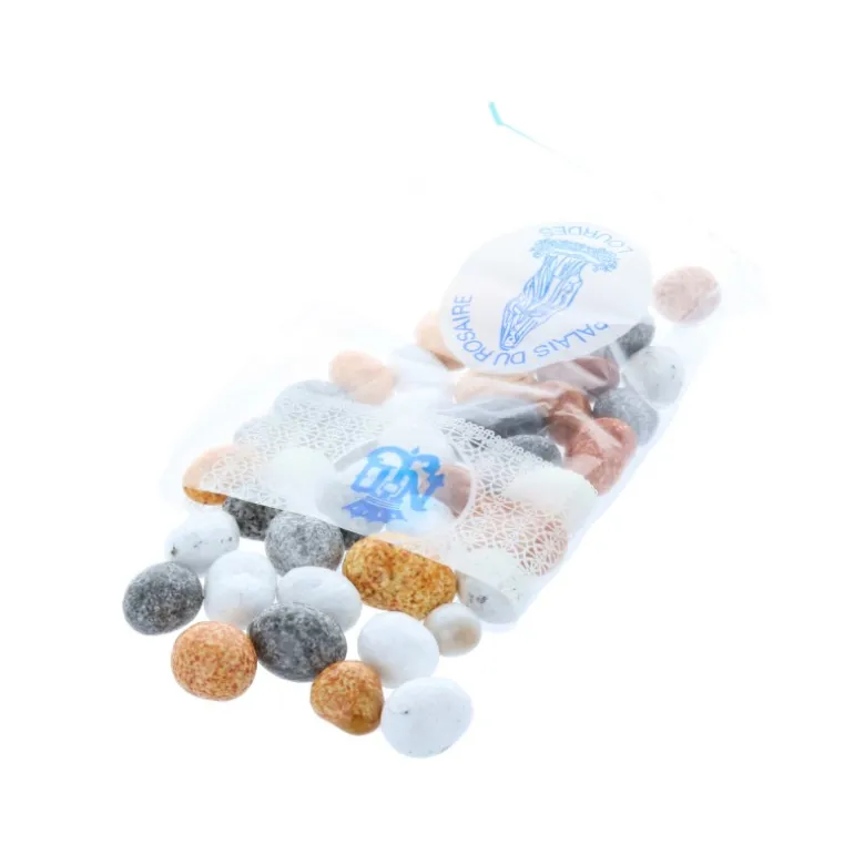 Palais du Rosaire Bonbons Cailloux du Gave chocolatés Sachet de 83g^ Saveur Pyrénéenne Et Régionale