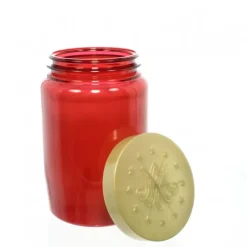 Palais du Rosaire Bougie de dévotion Rouge de 3 jours^ Bougie De Dévotion | Bougie Votive