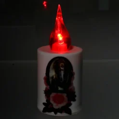Palais du Rosaire Bougie votive de Notre Dame de Lourdes électrique à piles 11cm^ Bougie Électrique | Bougie Votive