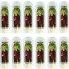 Palais du Rosaire 12 Bougies de Neuvaine de Saint Benoît avec prières^ Bougie Neuvaine