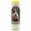 Palais du Rosaire 3 Bougies de Neuvaine Sainte Thérèse 17,5 cm^ Bougie Neuvaine