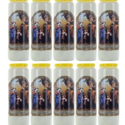 Palais du Rosaire 10 Bougies de neuvaine Sainte Famille^ Bougie Neuvaine