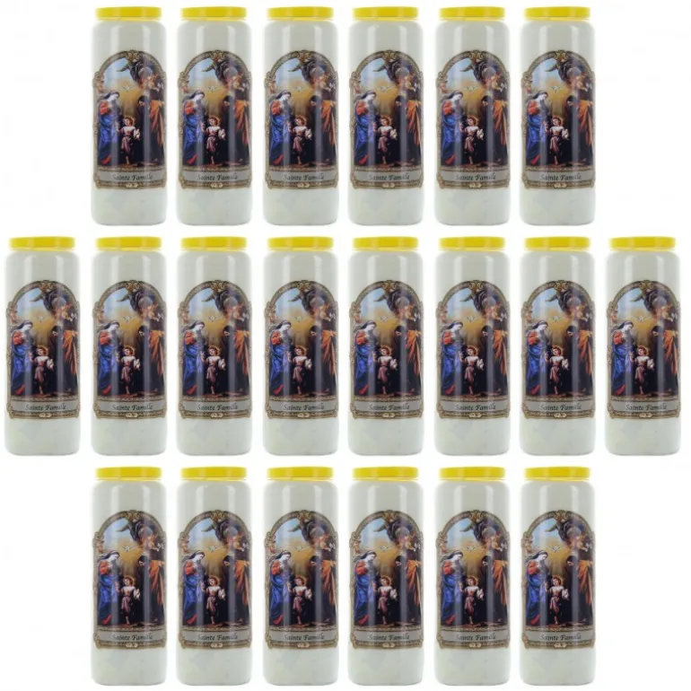 Palais du Rosaire 20 Bougies de neuvaine Sainte Famille^ Bougie Neuvaine