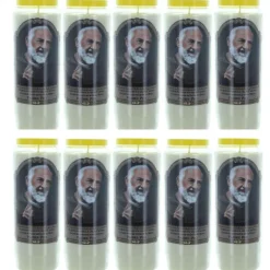 Palais du Rosaire 10 Bougies Neuvaine de Padre Pio 17,5cm^ Bougie Neuvaine