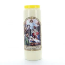 Palais du Rosaire 20 Bougies neuvaine Nativité, Joyeux Noël^ Bougie Neuvaine
