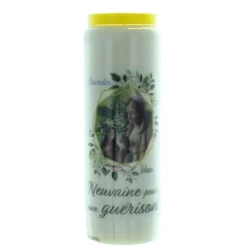 Palais du Rosaire 20 Bougies Neuvaine pour une guérison 17,5cm^ Bougie Neuvaine