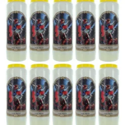 Palais du Rosaire 10 Bougies Neuvaine Saint Michel 17,5 cm^ Bougie Neuvaine