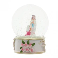 Palais du Rosaire Boule à neige de l'Apparition de Lourdes diamètre 9 cm^ Boule À Neige