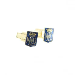 Palais du Rosaire Boutons de manchette Notre Dame de Lourdes en forme d'écusson^ Accessoire