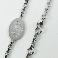 Palais du Rosaire Bracelet ajustable en argent avec Médaille Miraculeuse^ Bracelet Argent