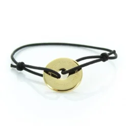 Palais du Rosaire Bracelet anneau en laiton doré 