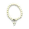 Palais du Rosaire Bracelet avec pierres colorées et croix religieuse^ Bracelet Fantaisie