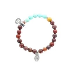 Palais du Rosaire Bracelet de Bernadette avec pierres naturelles^ Bracelet Fantaisie