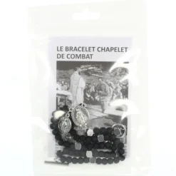 Palais du Rosaire Bracelet de combat de Saint Benoît avec livret Français et Anglais^ Bracelet Fantaisie