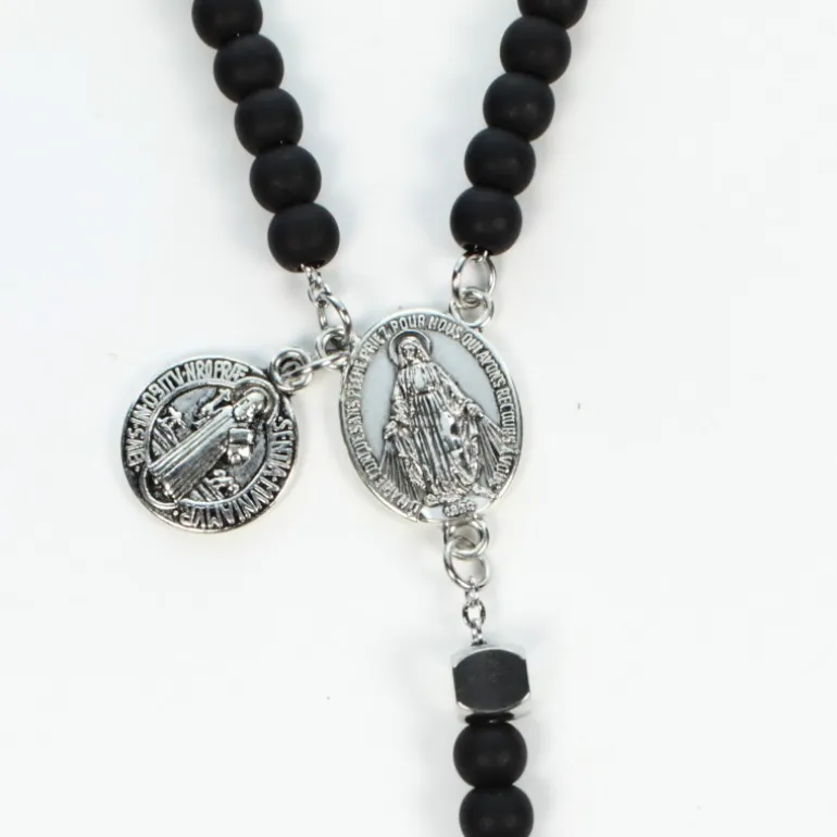 Palais du Rosaire Bracelet de combat de Saint Benoît avec livret Français et Anglais^ Bracelet Fantaisie
