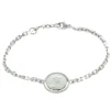 Palais du Rosaire Bracelet de Lourdes en Argent avec une médaille double face^ Bracelet Argent