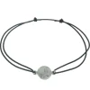 Palais du Rosaire Bracelet de Lourdes en corde avec une médaille en Argent rhodié^ Bracelet Argent