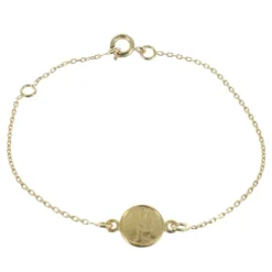 Palais du Rosaire Bracelet de Lourdes en Plaqué Or^ Bracelet Plaqué Or