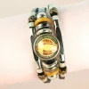 Palais du Rosaire Bracelet de Saint Benoît lumineux en similicuir et métal^ Bracelet Fantaisie
