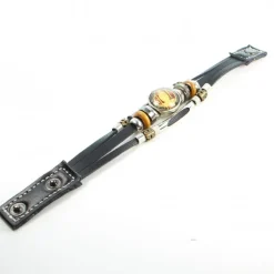 Palais du Rosaire Bracelet de Saint Benoît lumineux en similicuir et métal^ Bracelet Fantaisie