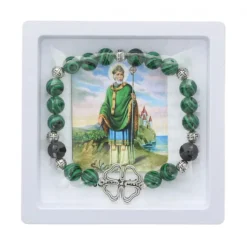 Palais du Rosaire Bracelet de Saint Patrick en pierres semi précieuses^ Bracelet Fantaisie