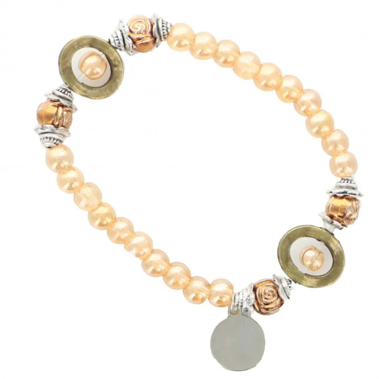 Palais du Rosaire Bracelet de Sainte Thérèse avec perles translucides^ Bracelet Fantaisie