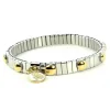 Palais du Rosaire Bracelet dizainier argent billes dorées^ Bracelet Argent