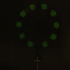 Palais du Rosaire Bracelet dizainier grains lumineux et Apparition de Lourdes^ Bracelet Dizainier