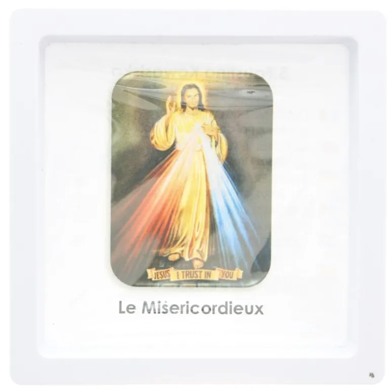 Palais du Rosaire Bracelet du Christ Miséricordieux en pierres semi-précieuses^ Bracelet Fantaisie