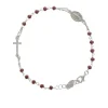 Palais du Rosaire Bracelet en argent 925 avec pendentif médaille miraculeuse^ Bracelet Argent