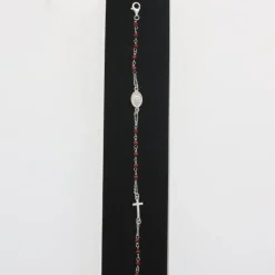 Palais du Rosaire Bracelet en argent 925 avec pendentif médaille miraculeuse^ Bracelet Argent