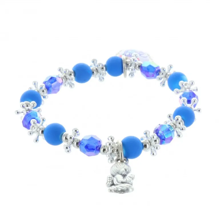 Palais du Rosaire Bracelet fantaisie enfant et médailles Apparition de Lourdes, Ange et Saint Esprit^ Bracelet Fantaisie