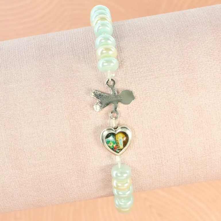 Palais du Rosaire Bracelet pour enfant en perles nacrées^ Bracelet Fantaisie