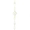 Palais du Rosaire Bracelet religieux en métal doré avec croix en zircon^ Bracelet Fantaisie