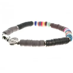 Palais du Rosaire Bracelet Saint Benoît avec perles heishi^ Bracelet Fantaisie