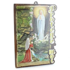 Palais du Rosaire Cadre Apparition en bois 10x15 cm^ Cadre Religieux
