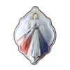 Palais du Rosaire Cadre bois Jésus Miséricordieux argenté 7 x 10 cm^ Cadre Religieux