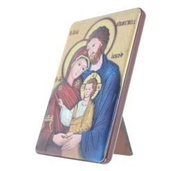 Palais du Rosaire Cadre de la Sainte Famille de 10x14cm en bois^ Cadre Religieux