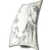 Palais du Rosaire Cadre de l'Apparition avec strass argenté sur bois de 20x13cm^ Cadre Religieux