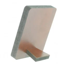 Palais du Rosaire Cadre de l'Apparition de Lourdes en couleur sur bois 5x7cm^ Cadre Religieux