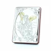 Palais du Rosaire Cadre de Saint Michel en métal argenté et doré 5x7 cm^ Cadre Religieux