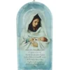 Palais du Rosaire Cadre en bois de la Vierge à l'Enfant avec la prière de l'Ave Maria 24cm^ Cadre Religieux