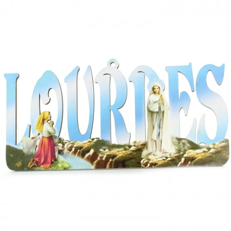 Palais du Rosaire Cadre en bois de Lourdes^ Cadre Religieux