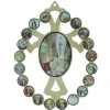 Palais du Rosaire Cadre en bois de Lourdes et la vie du Christ 20x14cm^ Cadre Religieux
