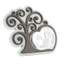 Palais du Rosaire Cadre pour communion avec coeur et arbre de vie en argent 15x13cm^ Communion | Cadre Religieux